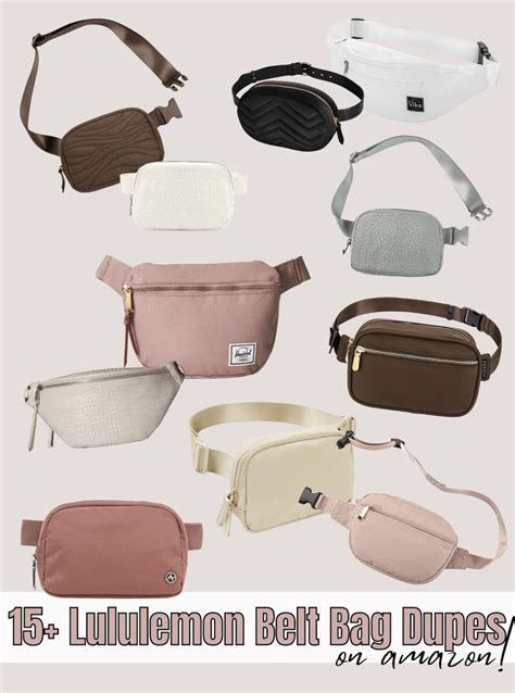 everywhere belt bag dupe amazon|lululemon belt bag dupe.